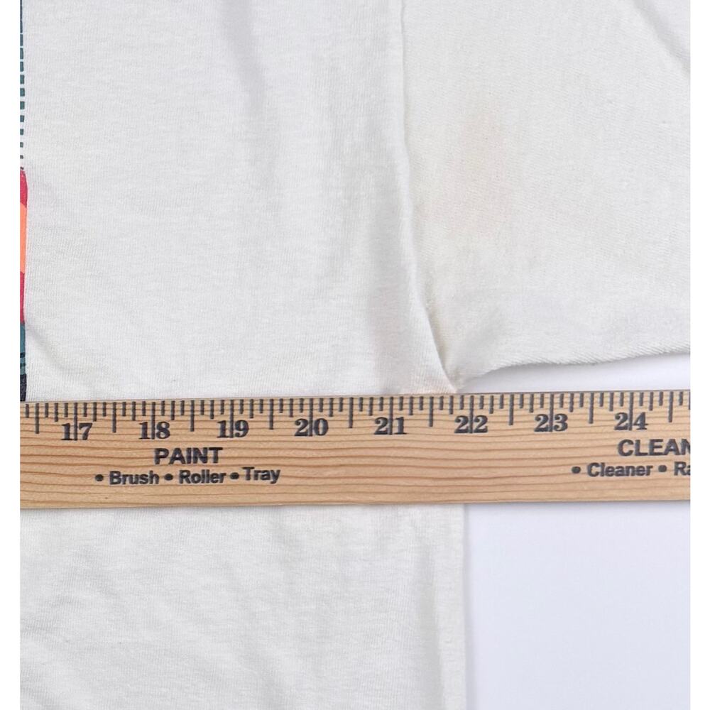 Columbia Graphic Long Sleeve T Shirt Mens XL Bear Mountain Logo White Outdoors - Picture 3 of 6